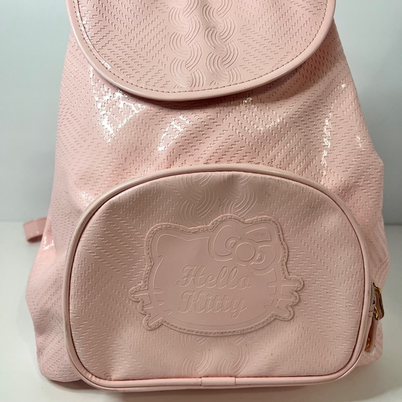 Sanrio Hello Kitty Backpack Pink Patent Leather Retired Item 2011 - Picture 5 of 16
